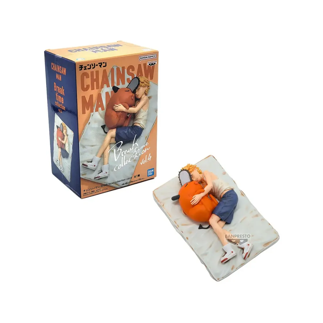 Фигурка Аниме Человек-бензопила Денжи и Почита Chainsaw Man 4,5 см PZ71148P