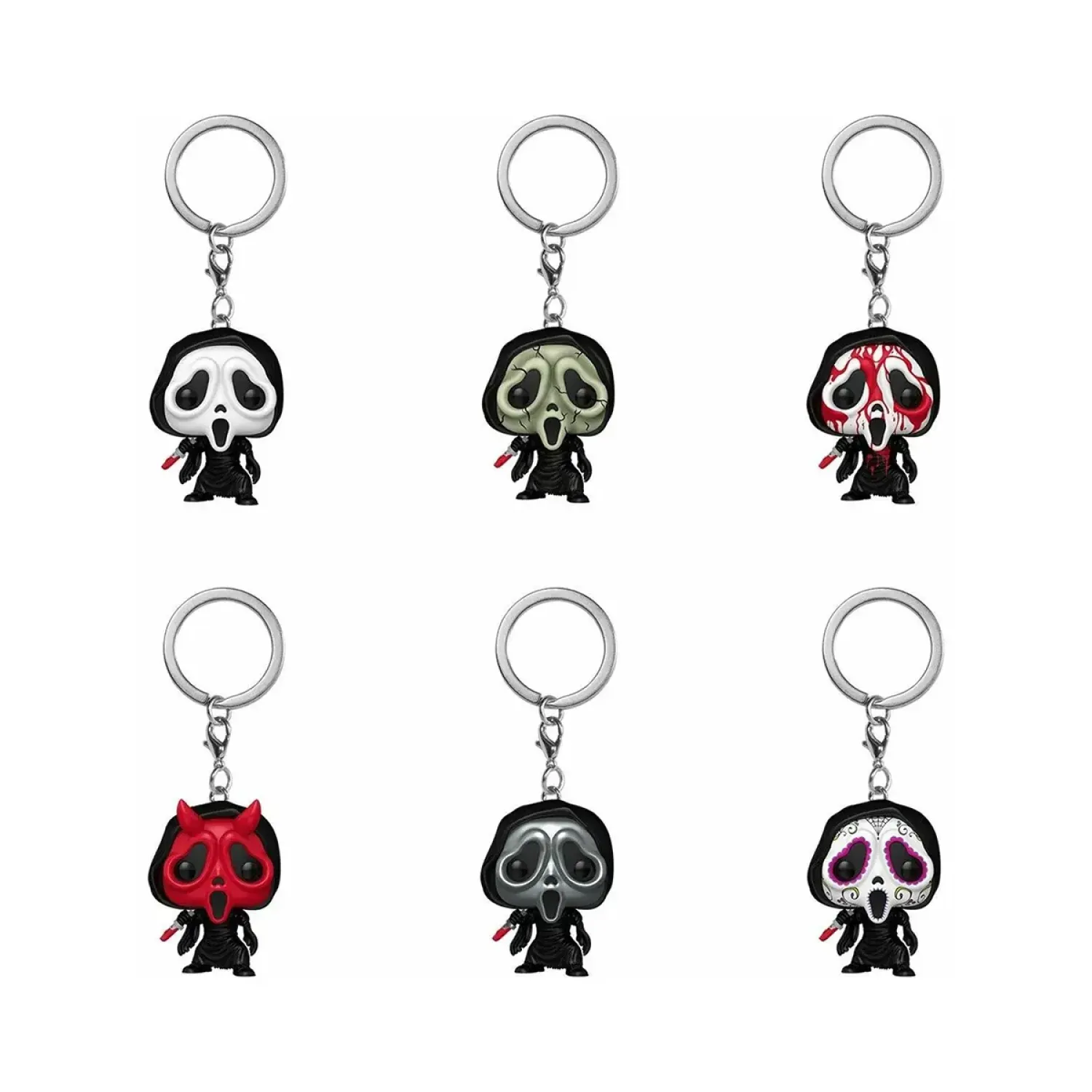Брелок Funko Pocket POP! Ghost Face Mystery 1 штука в ассортименте (из 6) 92887