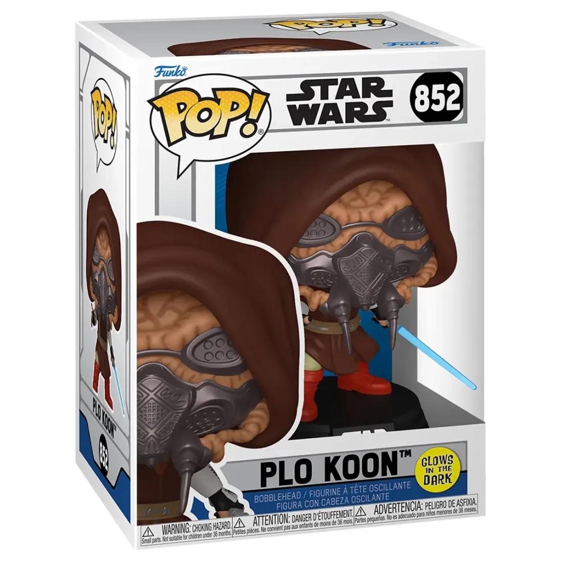 Фигурка Funko POP! Bobble Star Wars Clone Wars Plo Koon (GW) (852) 93359