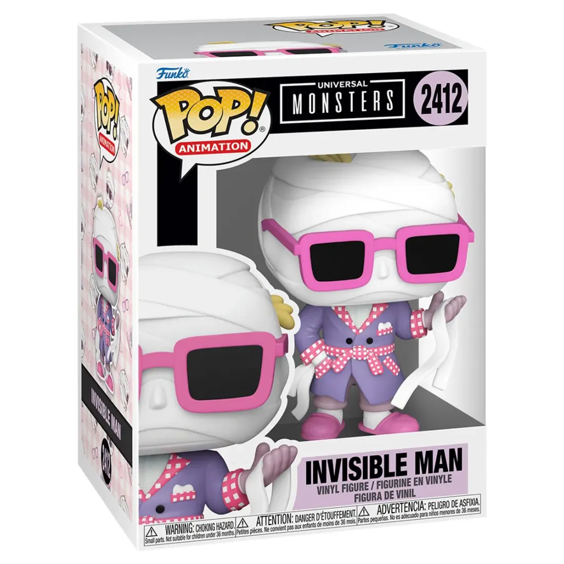 Фигурка Funko POP! Movies Universal Monsters S6 Invisible Man w/Chase (2412) 92883