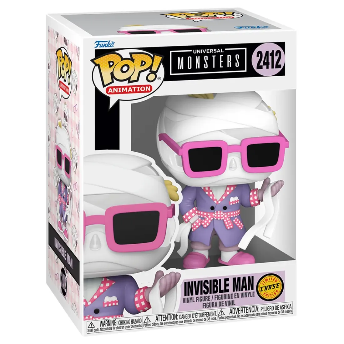 Фигурка Funko POP! Movies Universal Monsters S6 Invisible Man w/Chase (2412) 92883