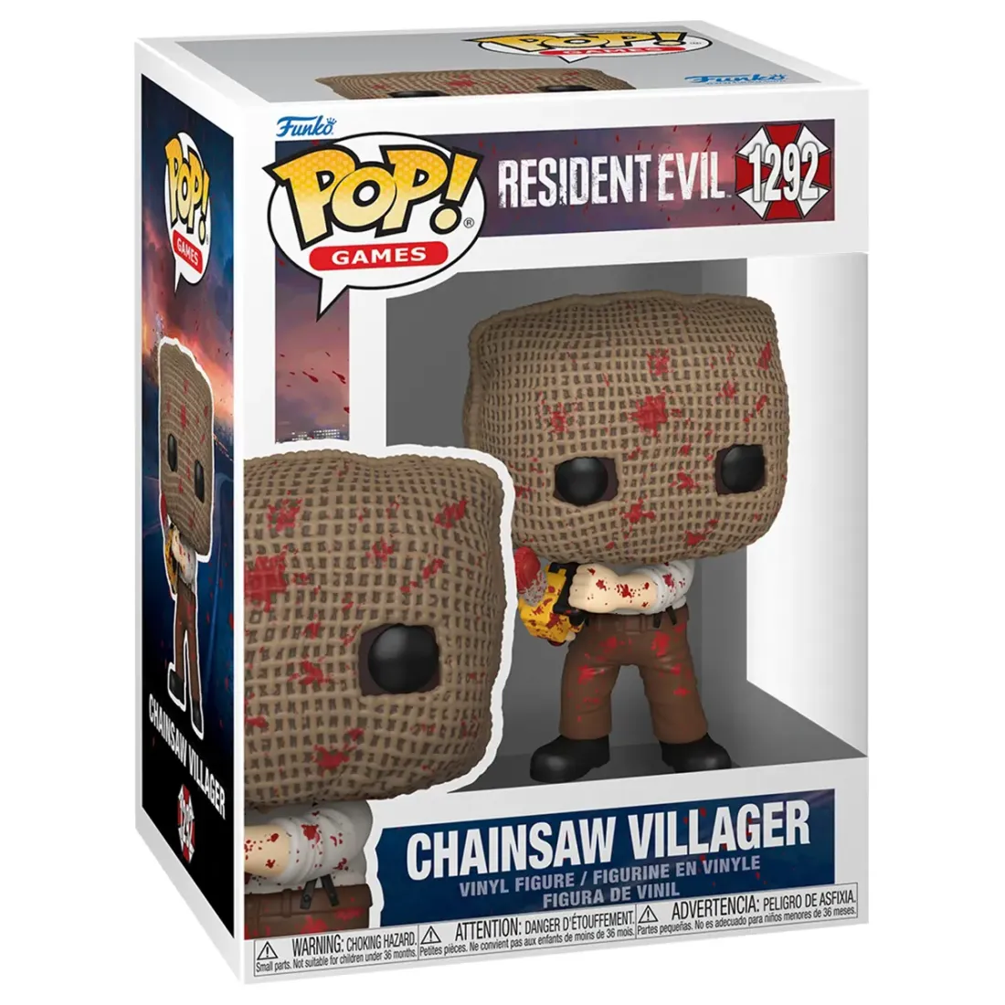 Фигурка Funko POP! Games Resident Evil Chainsaw Villager (1292) 93533