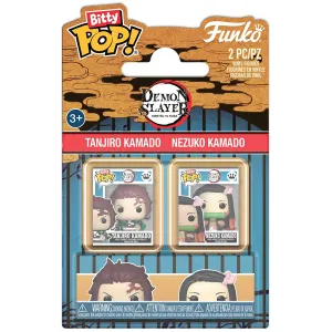 Набор Funko Bitty POP! Demon Slayer Tanjiro Kamado & Nezuko Kamado 2шт 93996