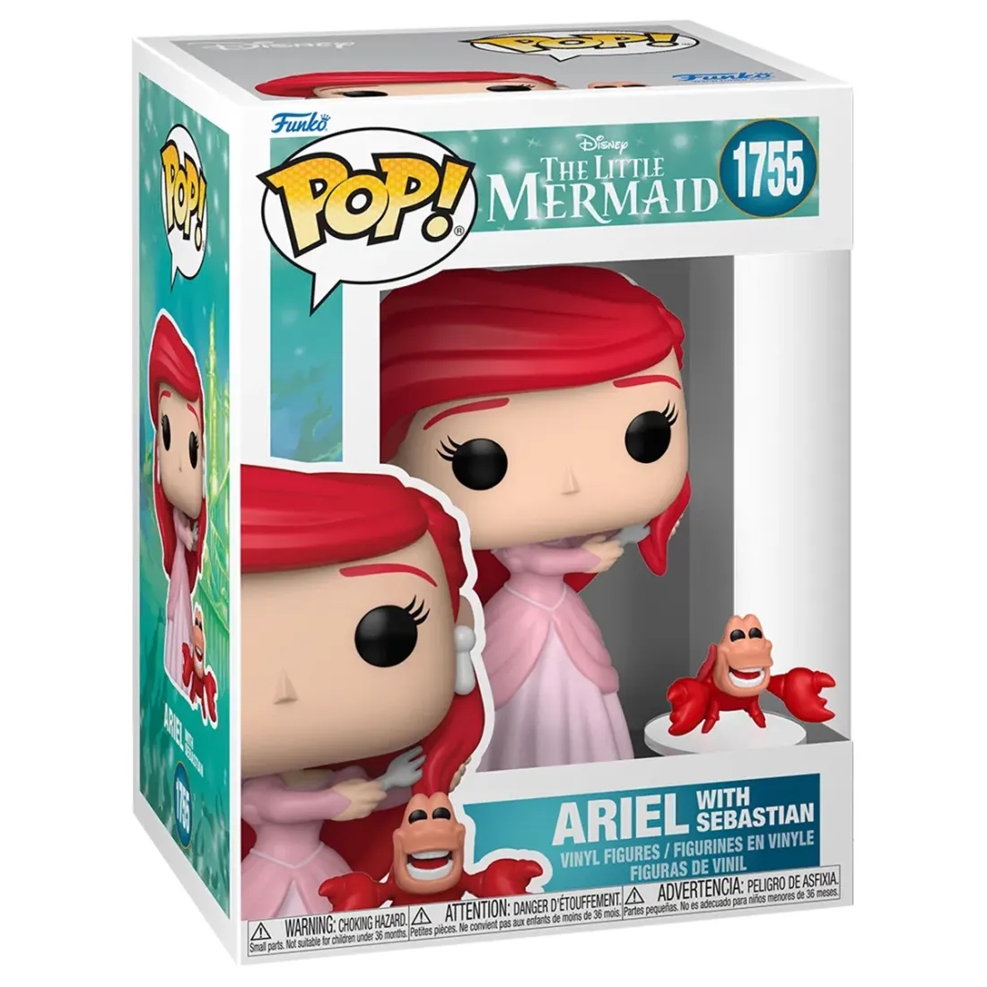 Фигурка Funko POP! Disney Little Mermaid S3 Ariel with Sebastian (1755) 93217