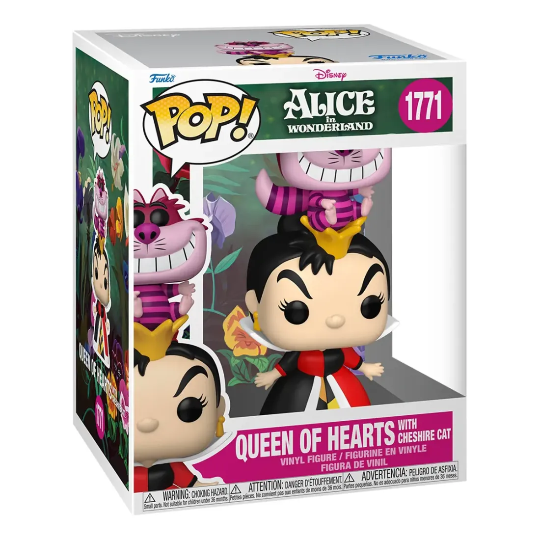 Фигурка Funko POP! Premium Disney Alice in Wonderland Queen of Hearts with Cheshire Cat (1771) 93203