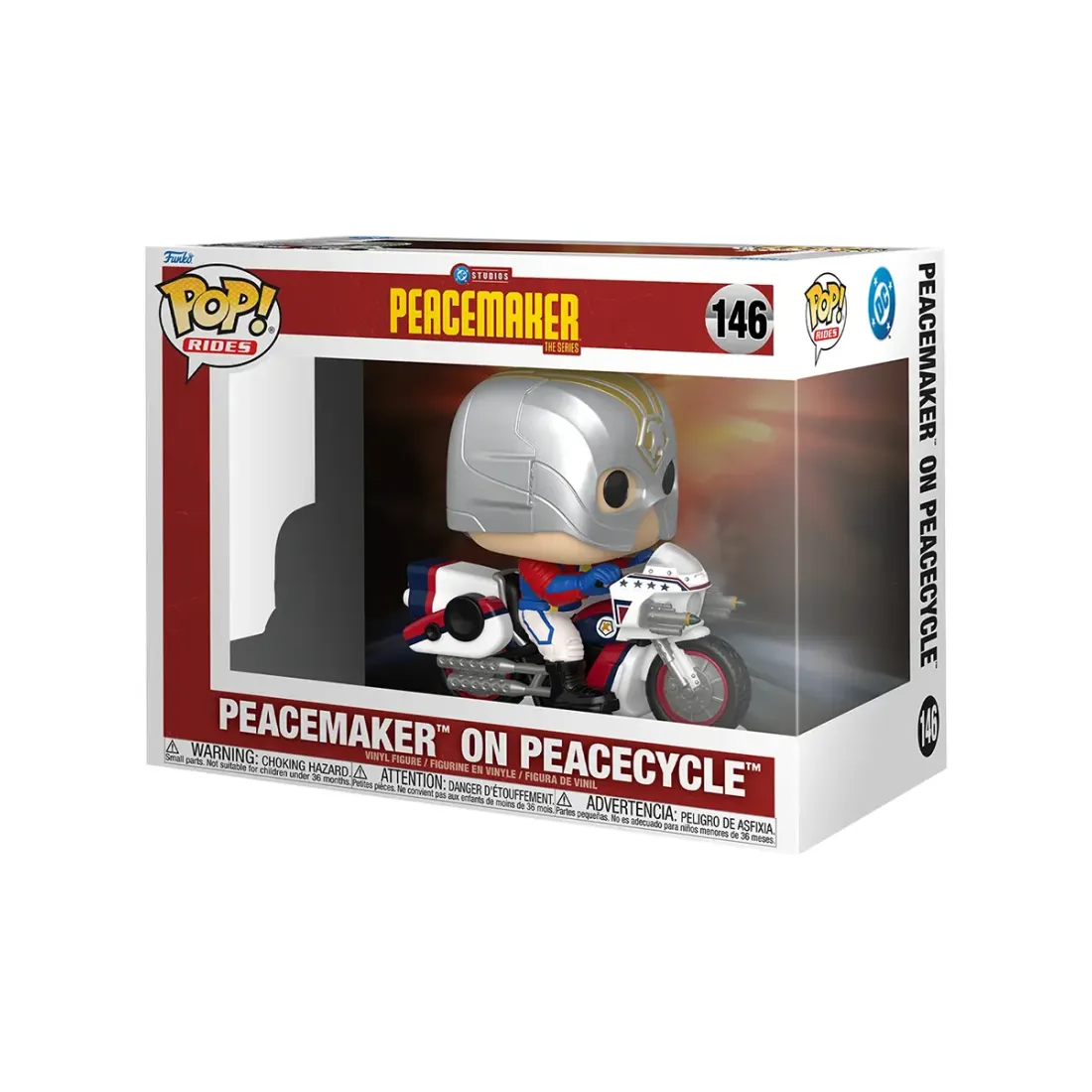 Фигурка Funko POP! Rides DC Peacemaker Peacemaker on Peacecycle (146) 91991