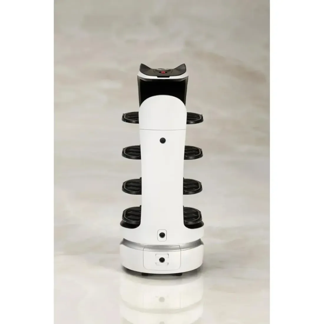 Сборная модель Plastic Model Kit робот-доставщик BellaBot 10 см KP758