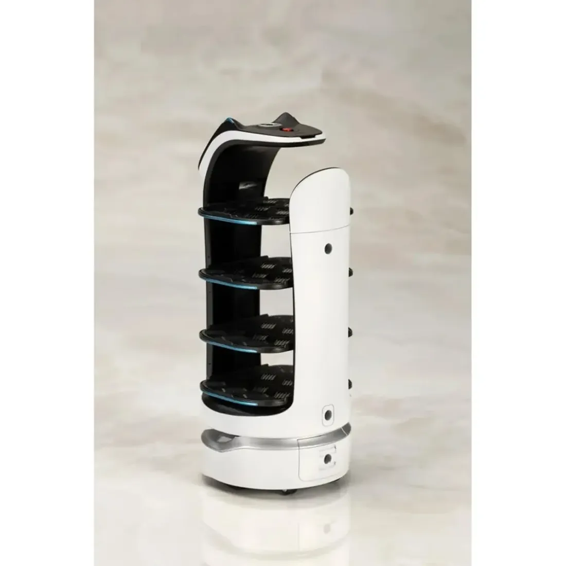 Сборная модель Plastic Model Kit робот-доставщик BellaBot 10 см KP758