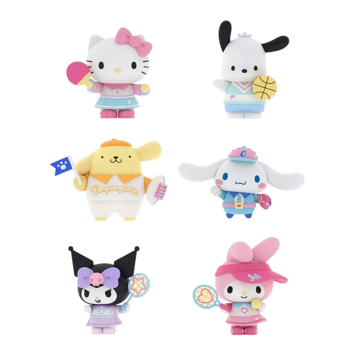 Фигурка Аниме Sanrio Family Sports Meet Series Blind Box 1 шт 6936785447171