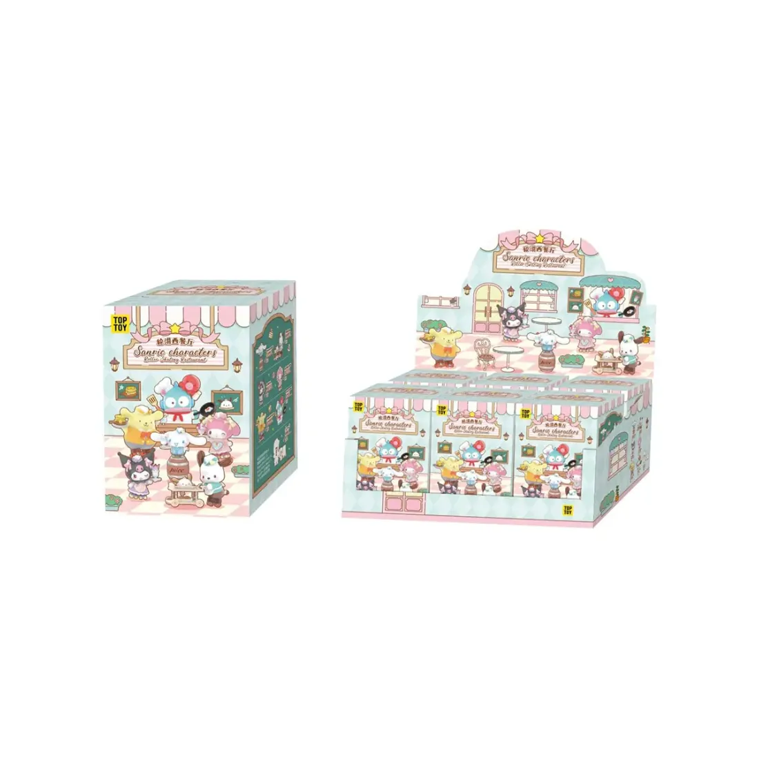 Фигурка Аниме Sanrio Family Roller Skating Restaurant series Blind Box 1 шт 6936785435697