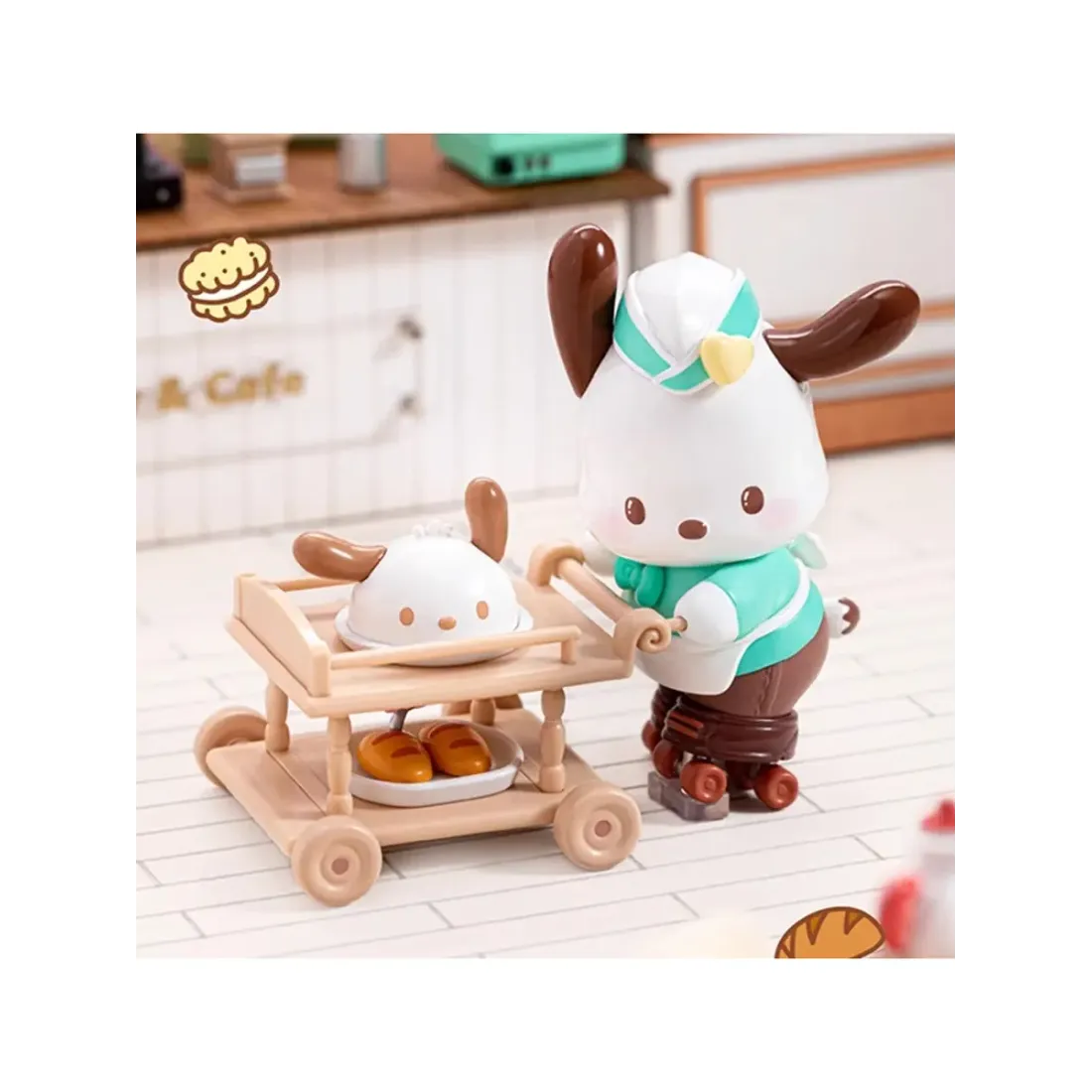 Фигурка Аниме Sanrio Family Roller Skating Restaurant series Blind Box 1 шт 6936785435697