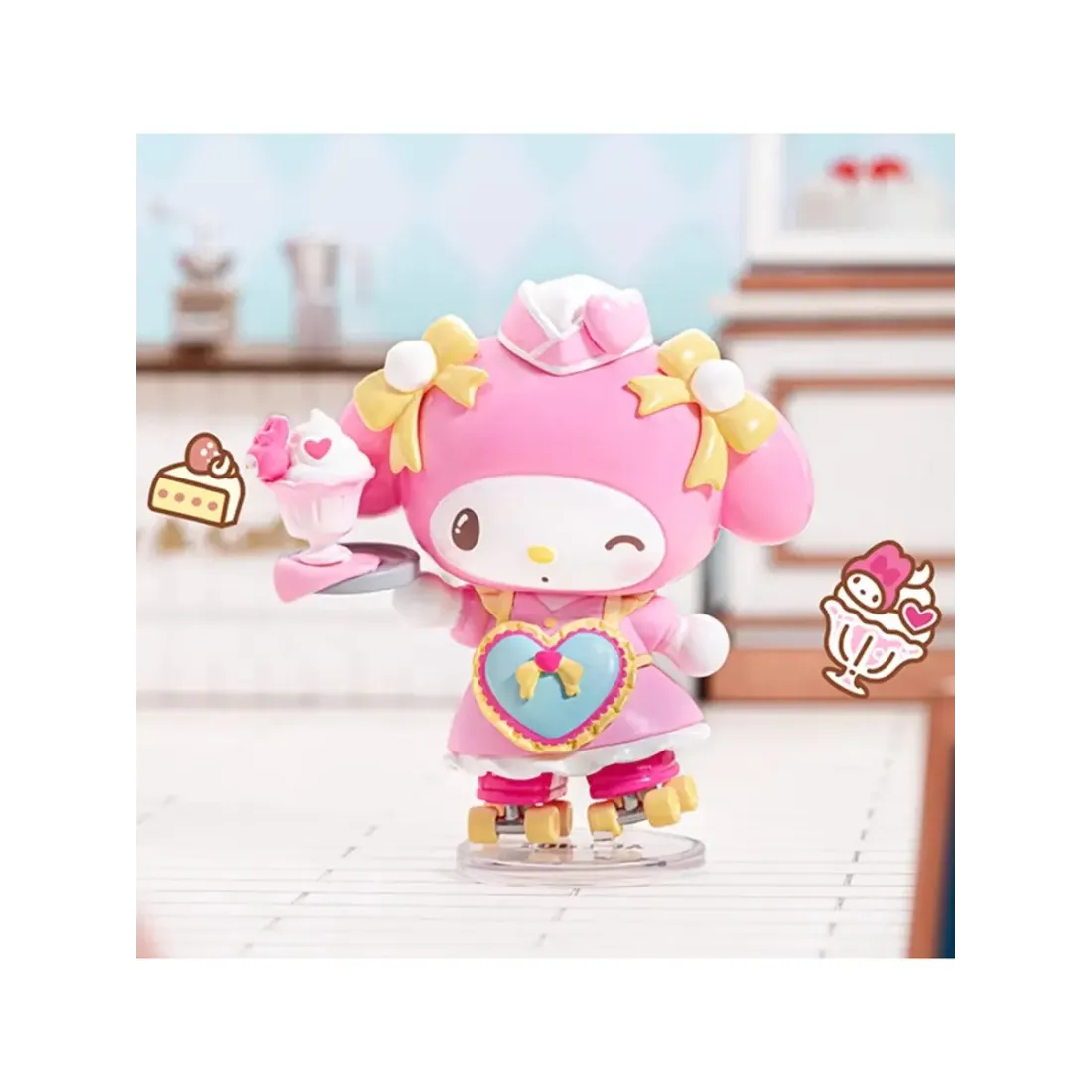 Фигурка Аниме Sanrio Family Roller Skating Restaurant series Blind Box 1 шт 6936785435697