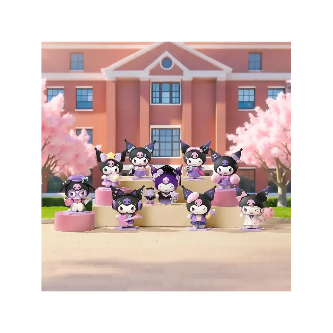 Фигурка Аниме Sanrio Куроми School Diary series Collectible Blind Box 1 шт 6936785448116