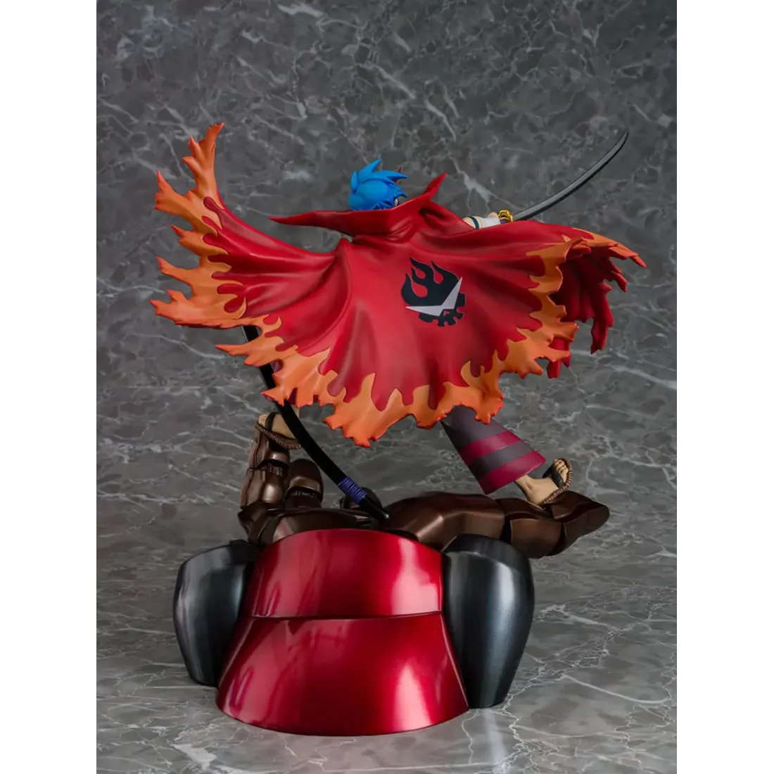 Фигурка Аниме Камина Дзиха Гуррен Лаганн (Gurren Lagann Kamina & Gurren Figure) 27 см