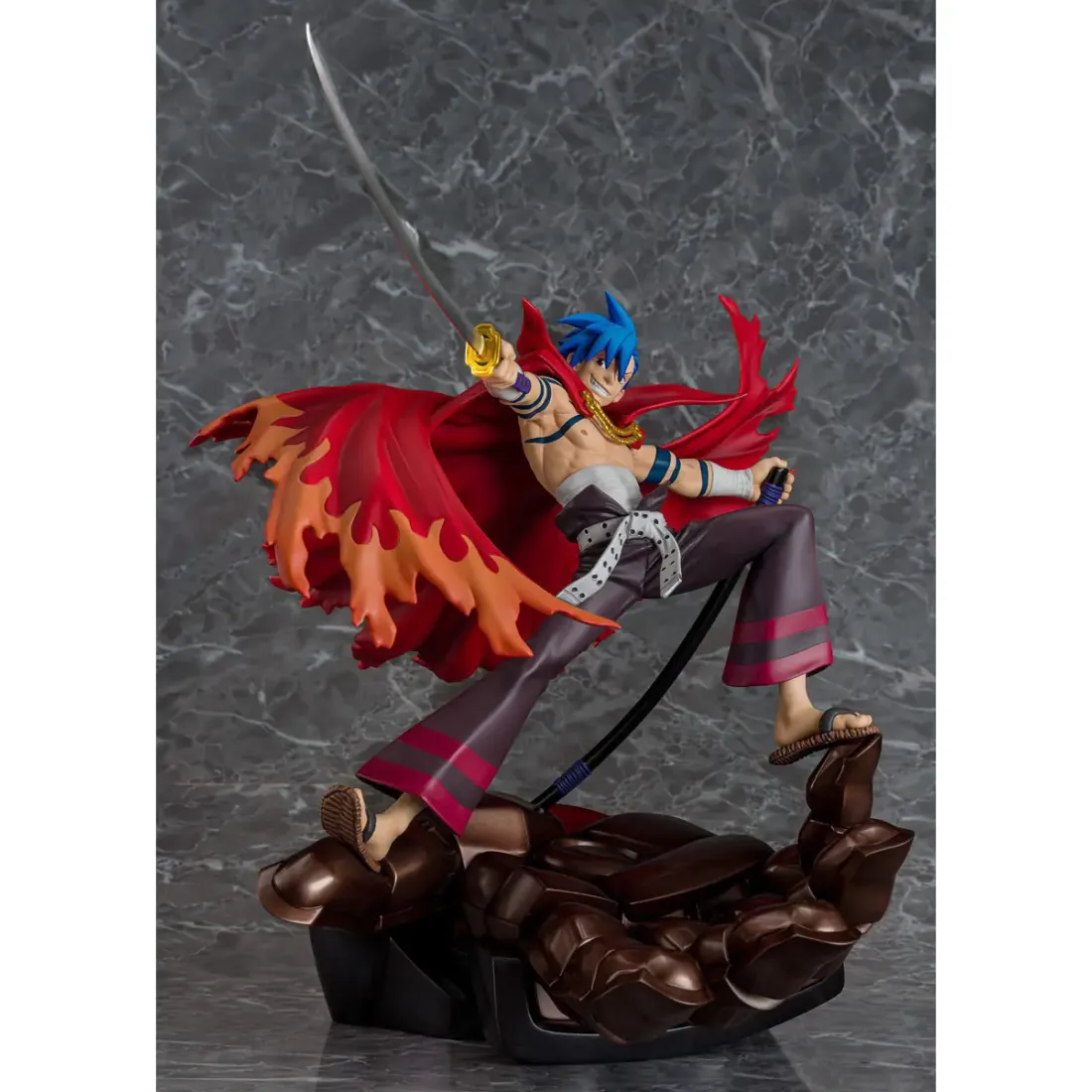 Фигурка Аниме Камина Дзиха Гуррен Лаганн (Gurren Lagann Kamina & Gurren Figure) 27 см