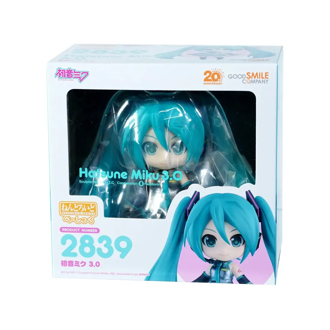 Фигурка Аниме Nendoroid Хатсуне Мику 3.0 [Basic] 10 см