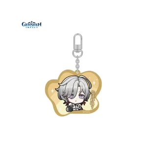 Брелок Акриловый Genshin Impact Chibi Emoticon Series Иллуги 6942630819338