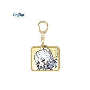 Брелок Акриловый Genshin Impact Chibi Emoticon Series Цзы Бай 6942630819345