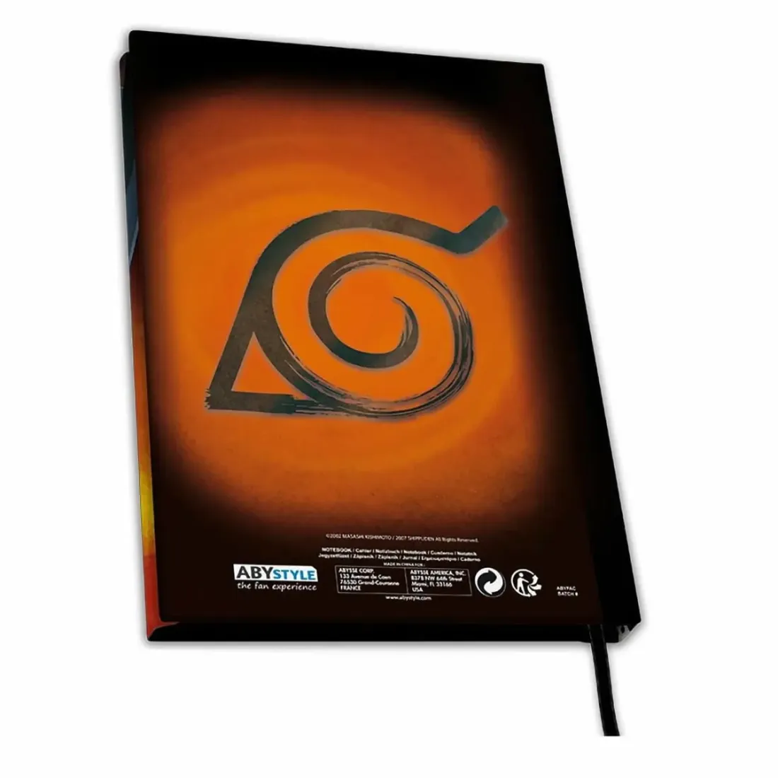Записная книжка Naruto Shippuden Konoha Group x4 a5 ABYNOT038