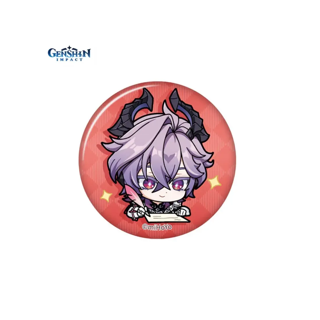 Значок Genshin Impact Chibi Emoticon Series Дурин 6942630819246