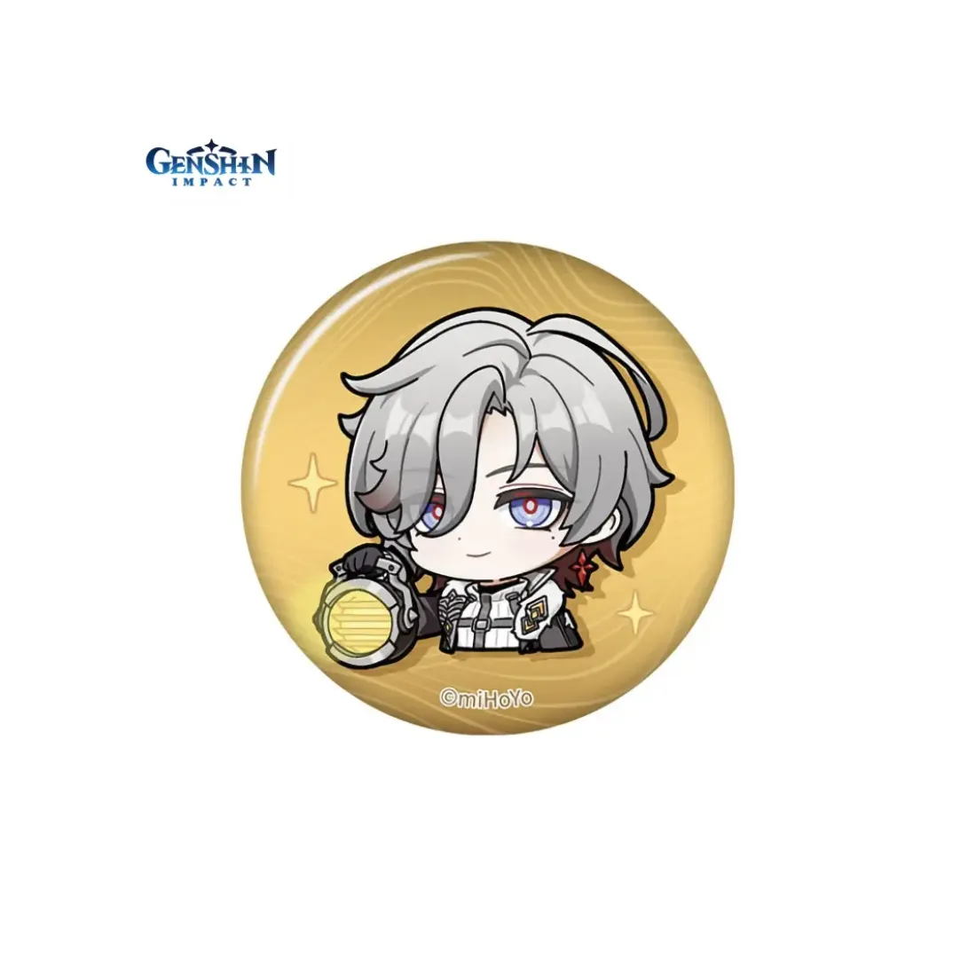 Значок Genshin Impact Chibi Emoticon Series Иллуги 6942630819277