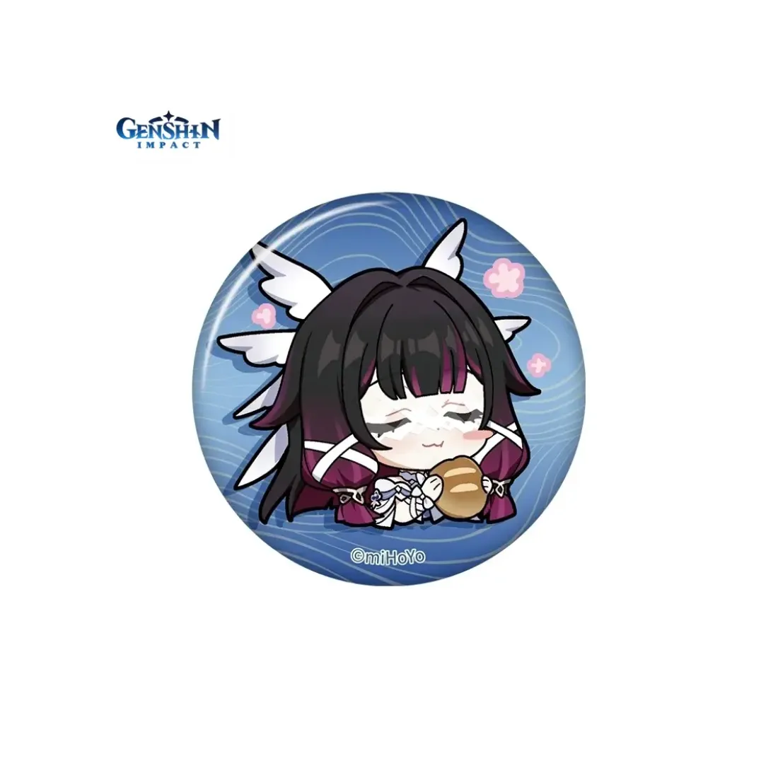 Значок Genshin Impact Chibi Emoticon Series Коломбина 6942630819260