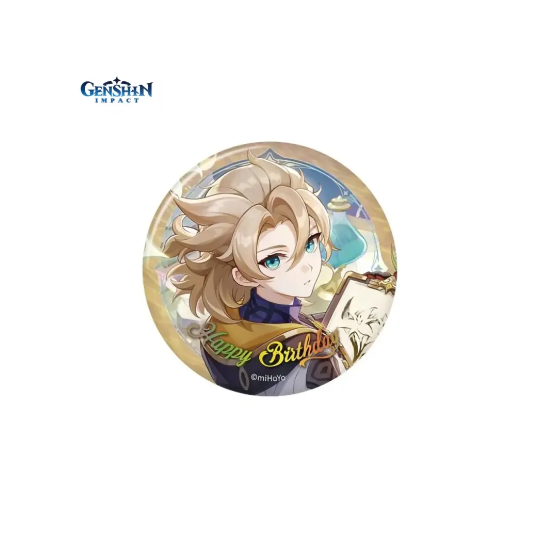 Значок Genshin Impact Day of Destiny Series Альбедо 6942630818805