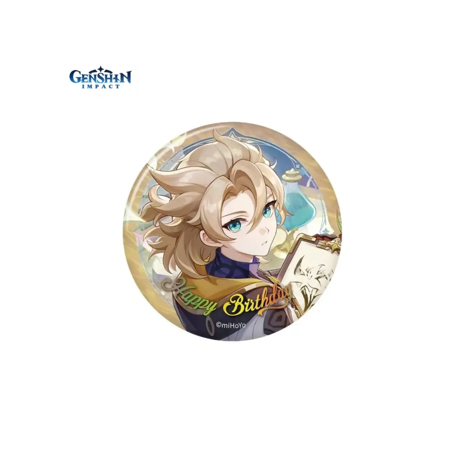 Значок Genshin Impact Day of Destiny Series Альбедо 6942630818805