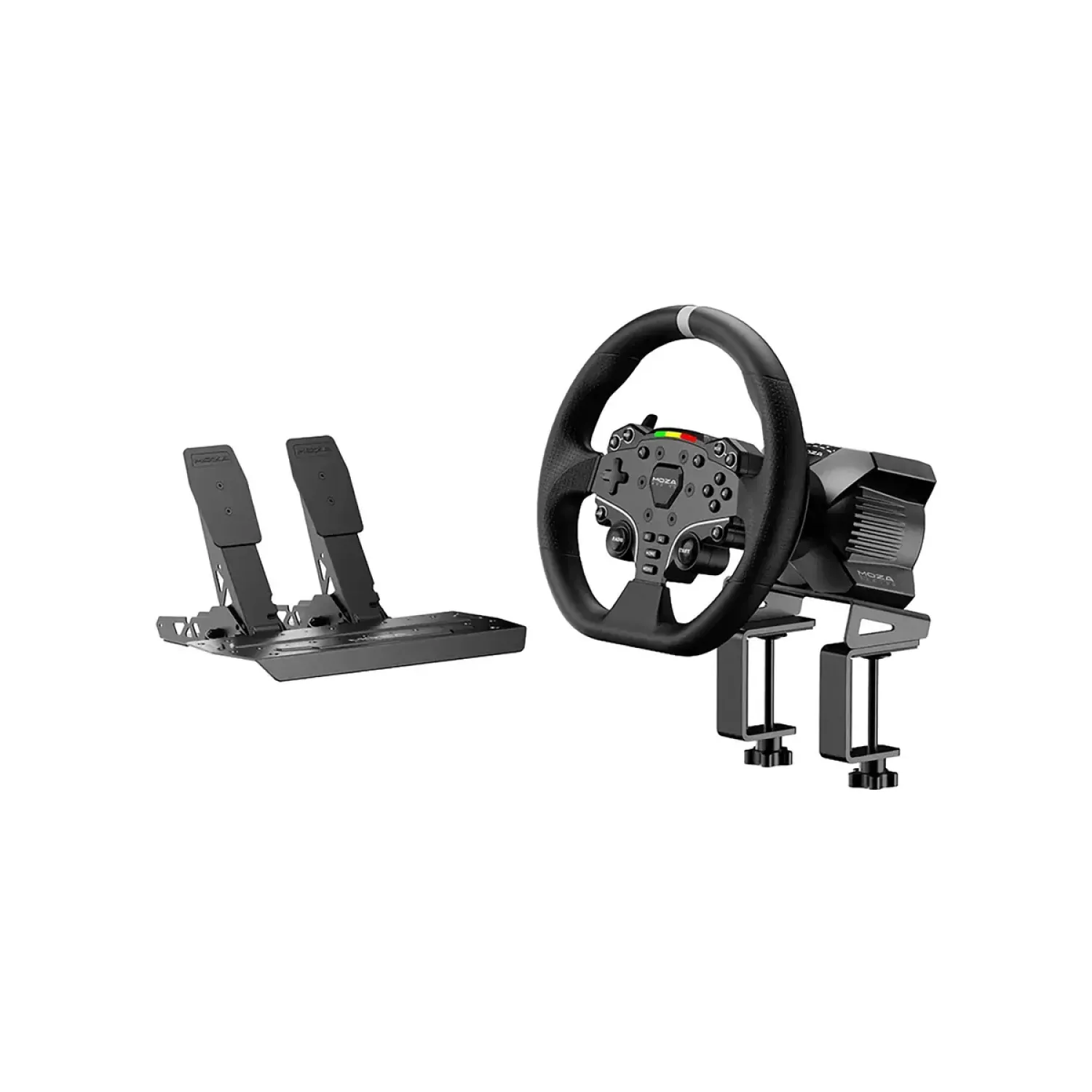 Игровой руль MOZA R3 Bundle rev.2 (R3 Base,ES Lite Wheel,SR-P Lite2 double Pedals,Table Clamp) RS074