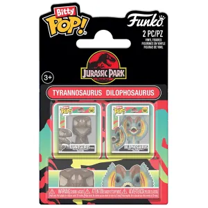 Набор Funko Bitty POP! Jurassic Park Tyrannosaurus Fossil & Dilophosaurus 2шт 94198