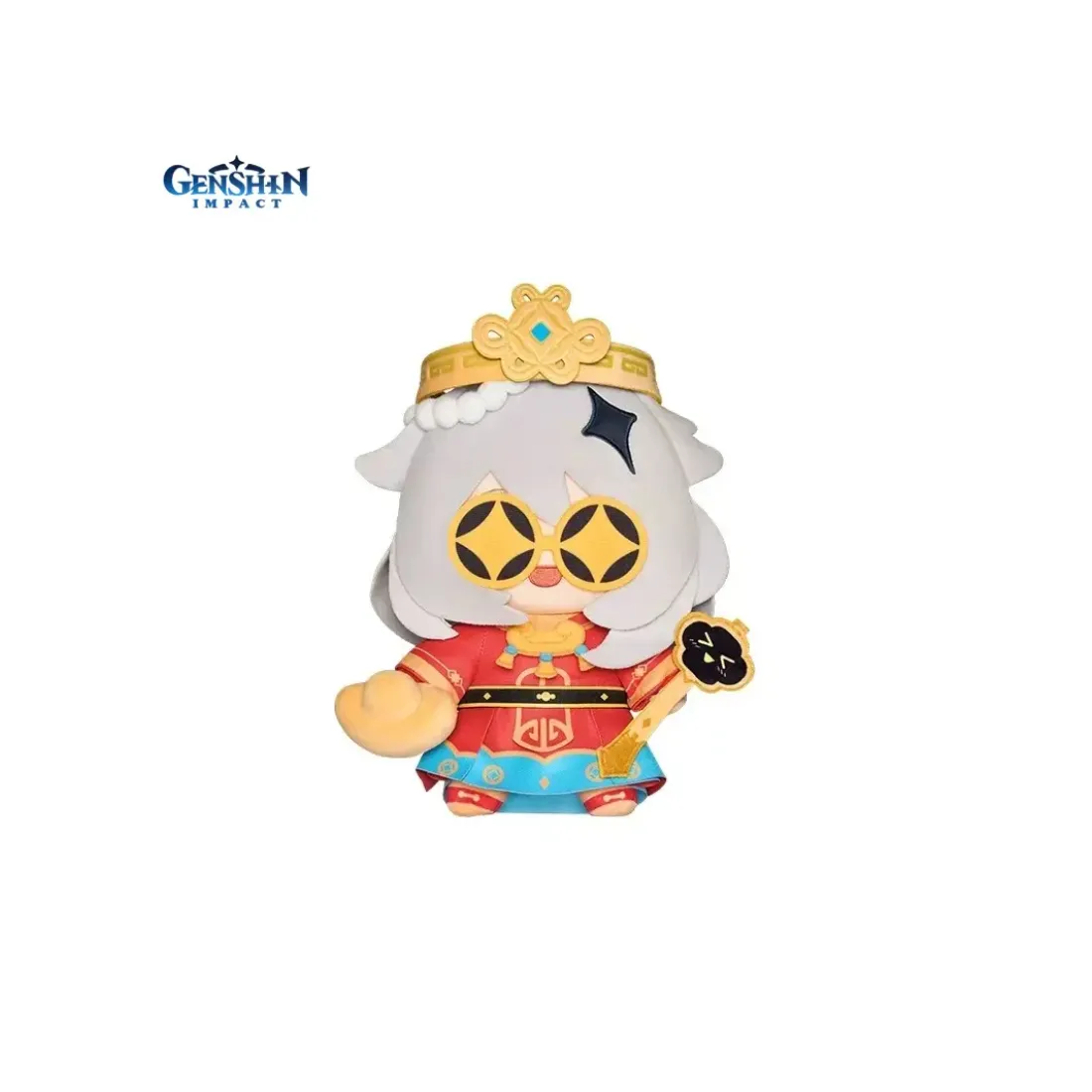 Плюшевая игрушка Genshin Impact Paimon Sending Blessings Паймон 29 см 6942630816719