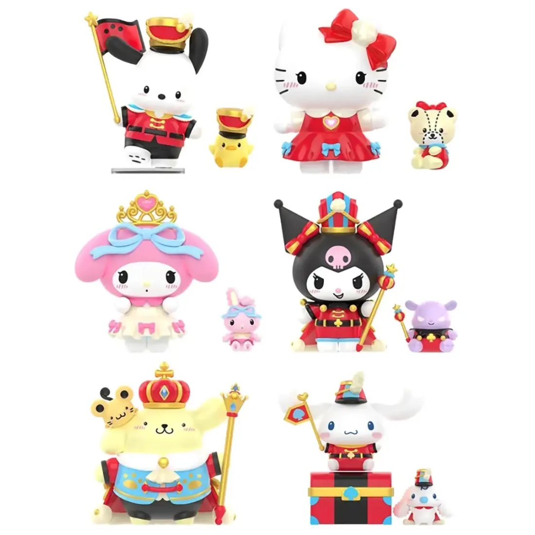 Фигурка Аниме Sanrio Family Nutcracker Series Blind box 1 шт 9 см