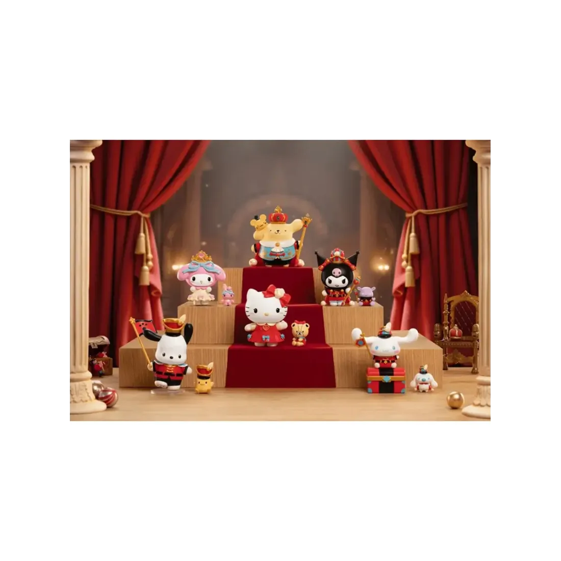 Фигурка Аниме Sanrio Family Nutcracker Series Blind box 1 шт 9 см