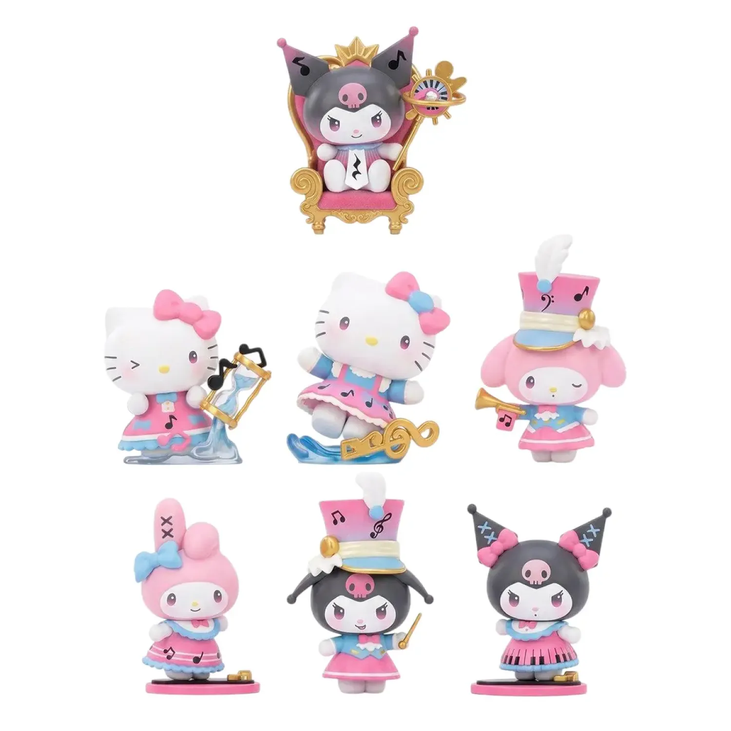 Фигурка Аниме Sanrio Family Time Travel Blind Boxes 1 шт 8 см