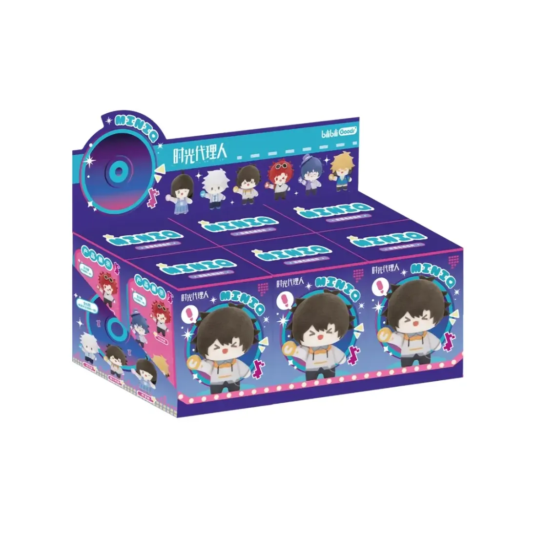 Фигурка Аниме Плюш Агент Времени MiniQ Promotional Blind Box 1 шт 10 см