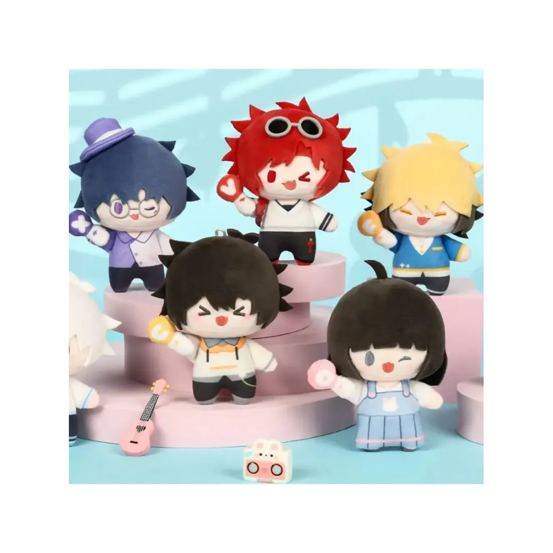 Фигурка Аниме Плюш Агент Времени MiniQ Promotional Blind Box 1 шт 10 см