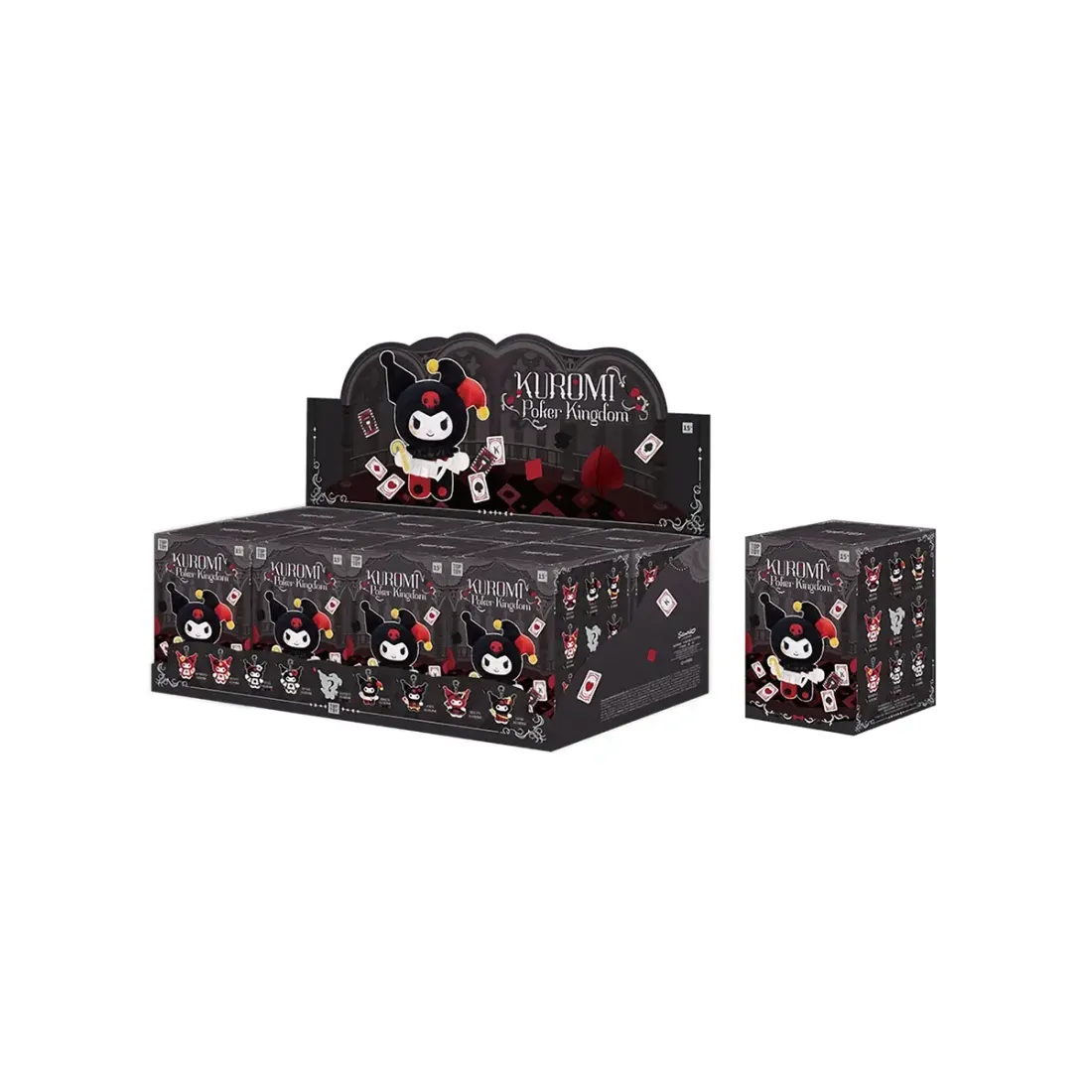 Фигурка Аниме Плюш Куроми Poker Kingdom Series Blind box 1 шт 15 см