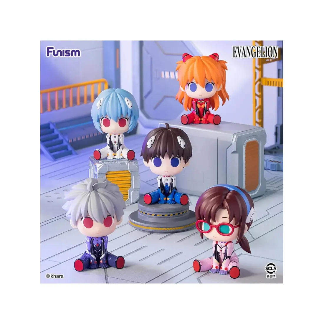 Фигурка Евангелион Blind Box Vol. 1: Mini Moe Project 5 см 1 шт  MX2132