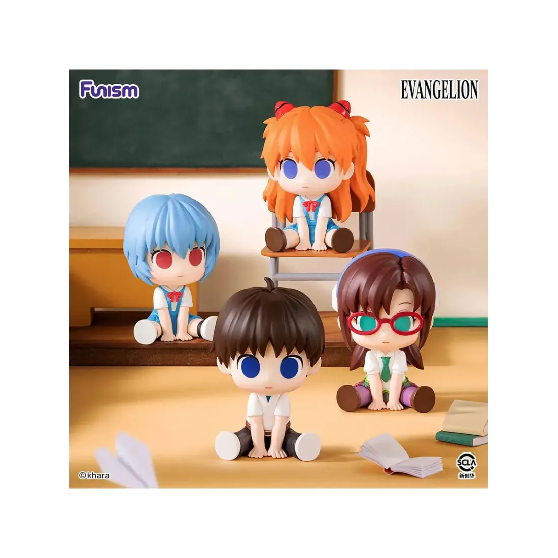 Фигурка Евангелион Blind Box Vol. 1: Mini Moe Project 5 см 1 шт  MX2132