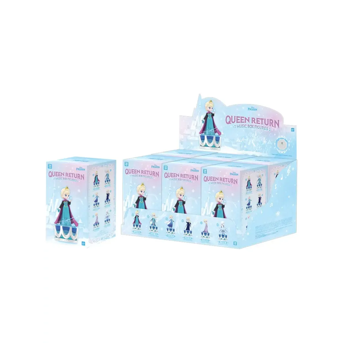 Фигурка с музыкальным механизмом Дисней Холодное сердце Эльза Blind Box 10 см 1 шт 6936785477949