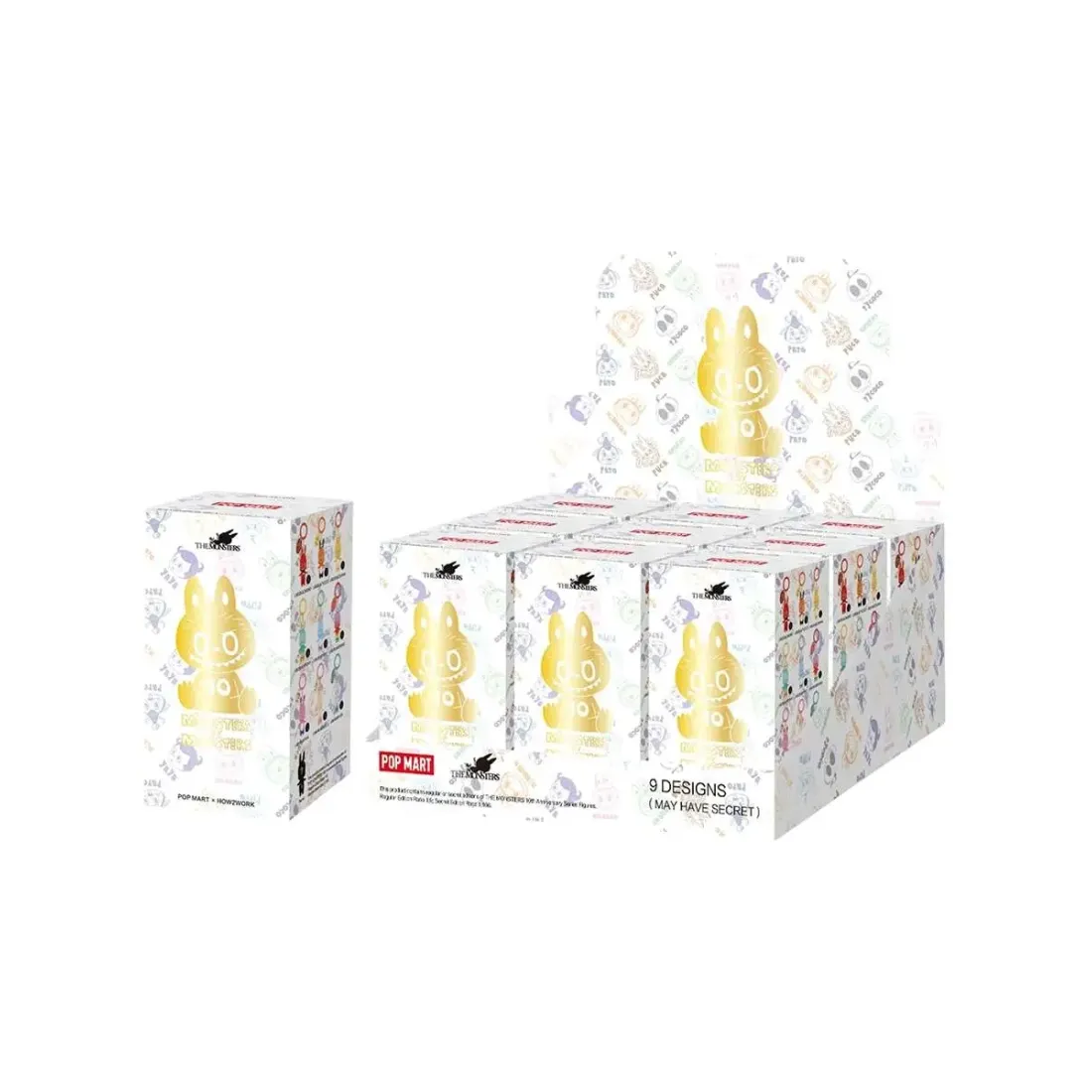 Брелок Pop Mart Labubu  10th Anniversary  Series 1 шт  691313077546