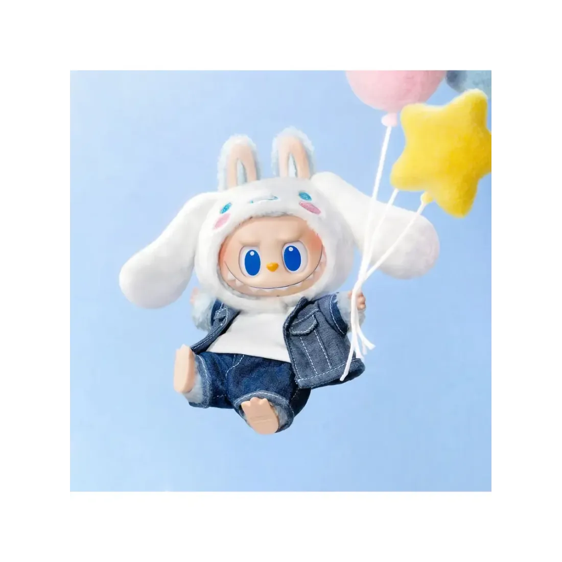 Брелок Аниме Pop Mart  Плюш Labubu  & Sanrio  Plush 1 шт  6941313015548