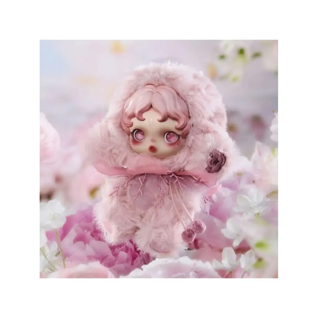 Брелок Аниме Pop Mart  Плюш Skullpanda  Garden  of Light 1 шт  6931571087388