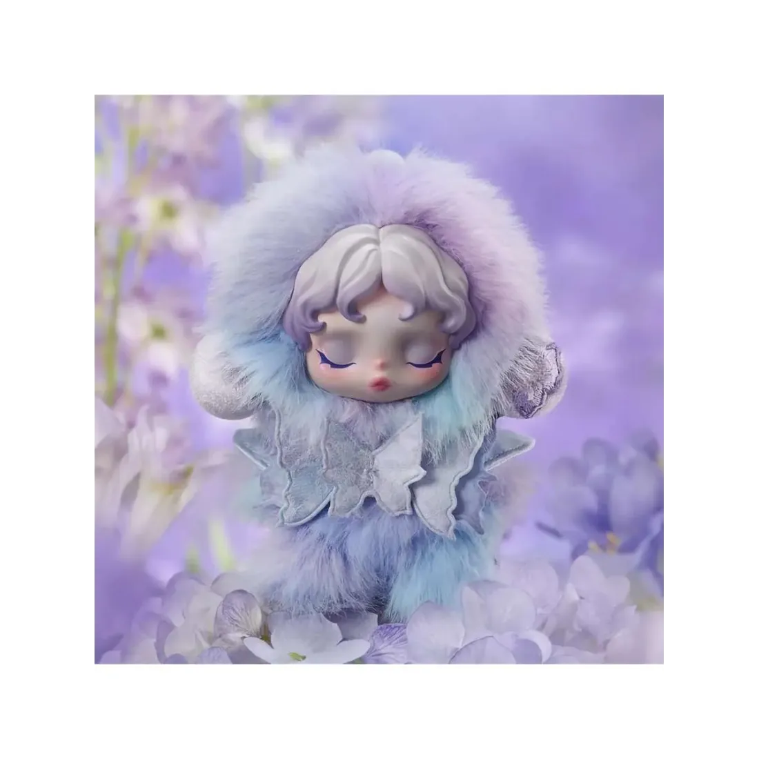 Брелок Аниме Pop Mart  Плюш Skullpanda  Garden  of Light 1 шт  6931571087388