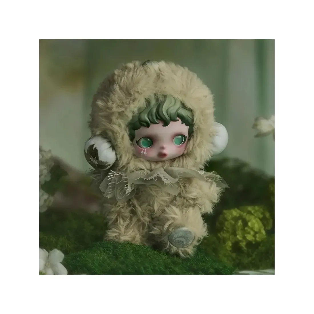 Брелок Аниме Pop Mart  Плюш Skullpanda  Garden  of Light 1 шт  6931571087388