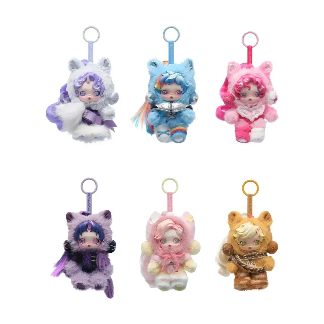 Брелок Аниме Pop Mart  Плюш Skullpanda  My Little Pony 1 шт  6941313066854