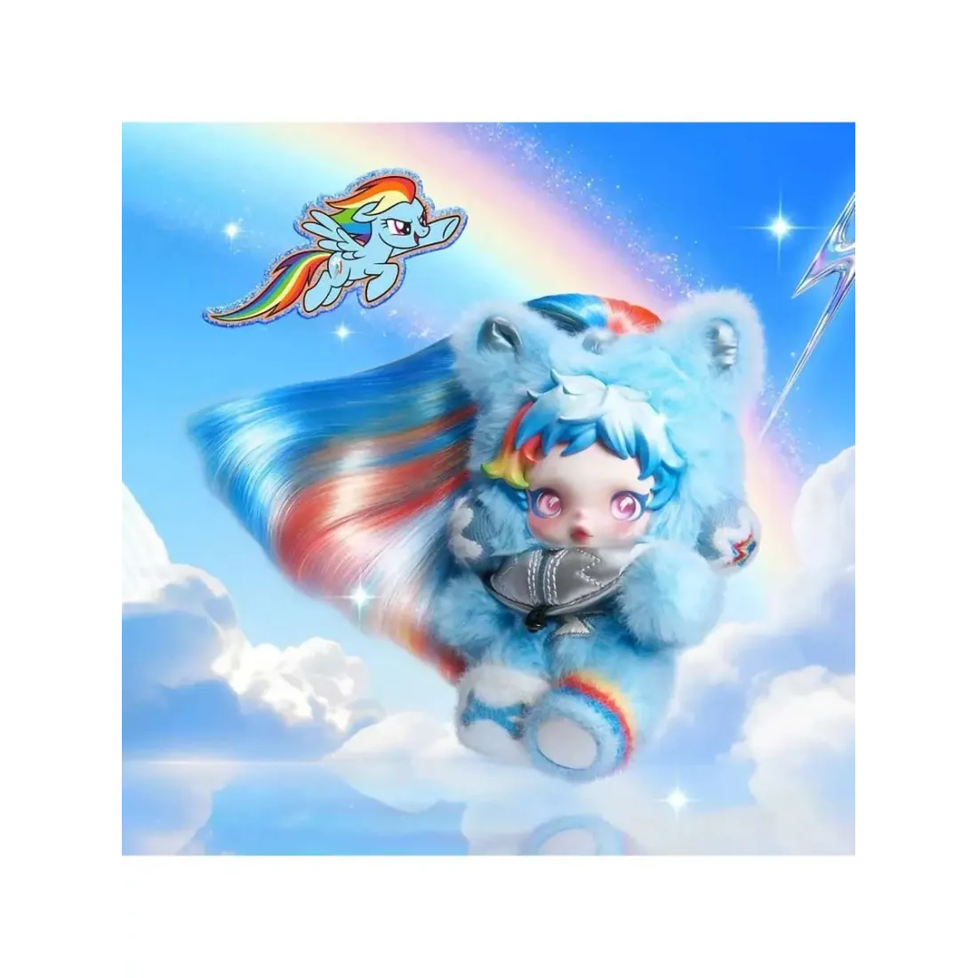 Брелок Аниме Pop Mart  Плюш Skullpanda  My Little Pony 1 шт  6941313066854
