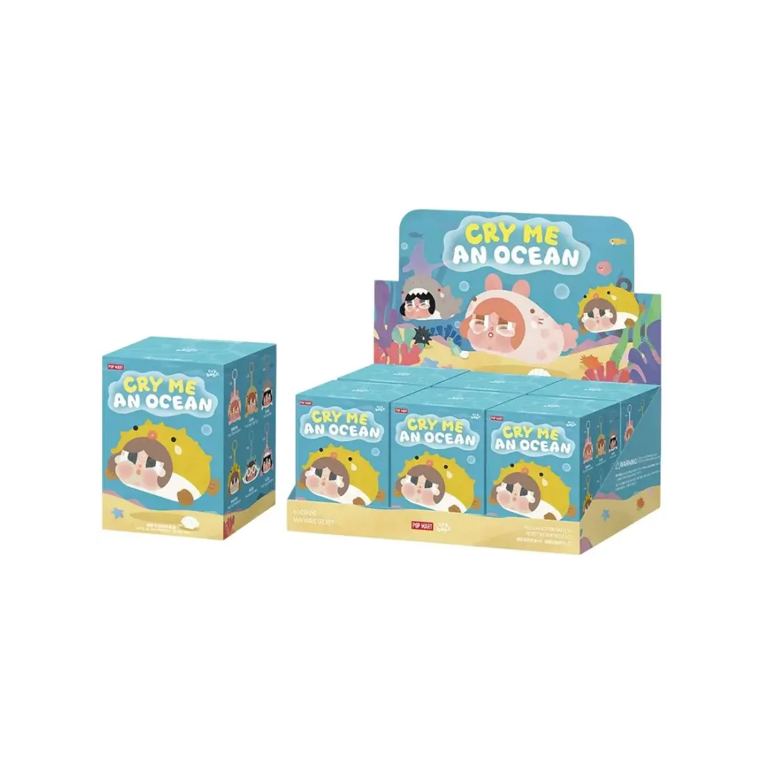 Брелок Аниме Pop Mart Crybaby  "Sea of Tears"  Blind Box 1 шт  6939579879691