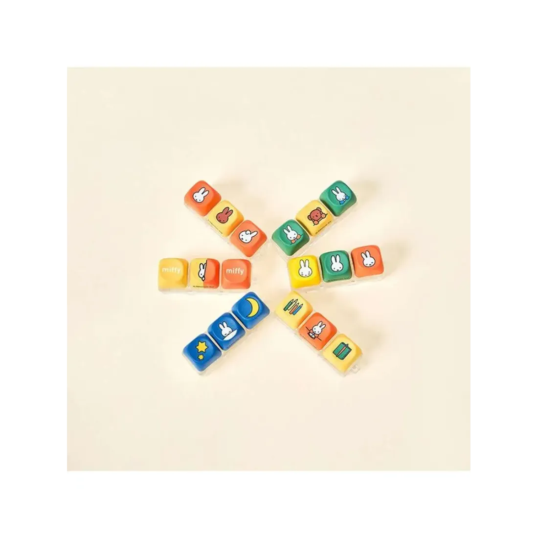 Брелок Кейкап Аниме Miffy Blind Box 1 шт 6973604542235