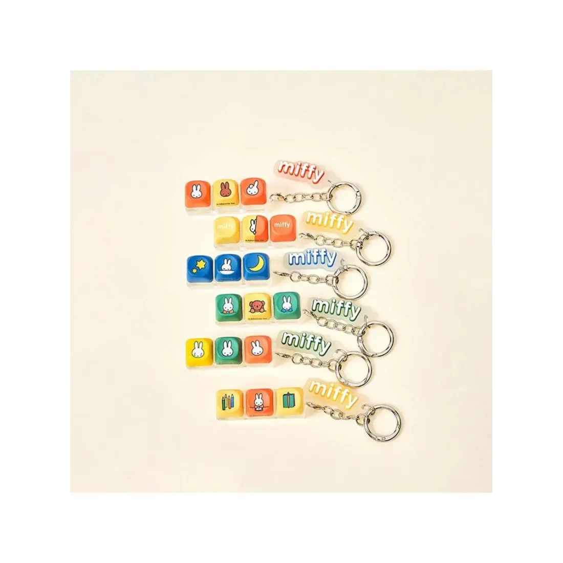 Брелок Кейкап Аниме Miffy Blind Box 1 шт 6973604542235